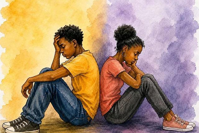 An image visualising struggles resulting from sexual harrassment