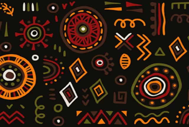 an image with African patterns